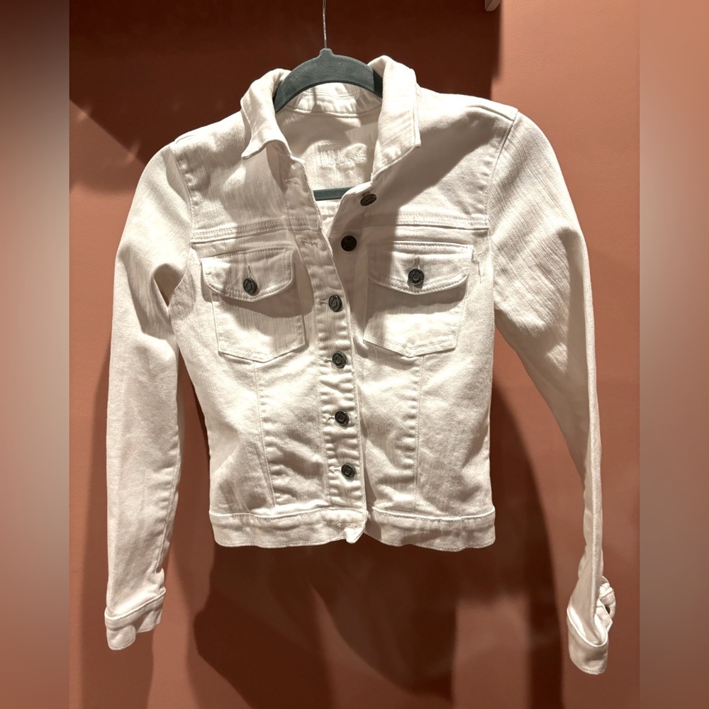 White denim jacket